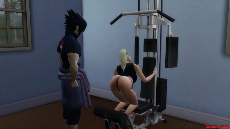 Ino Follada en Entrenamiento de Ejercicios Sexual a Espaldas