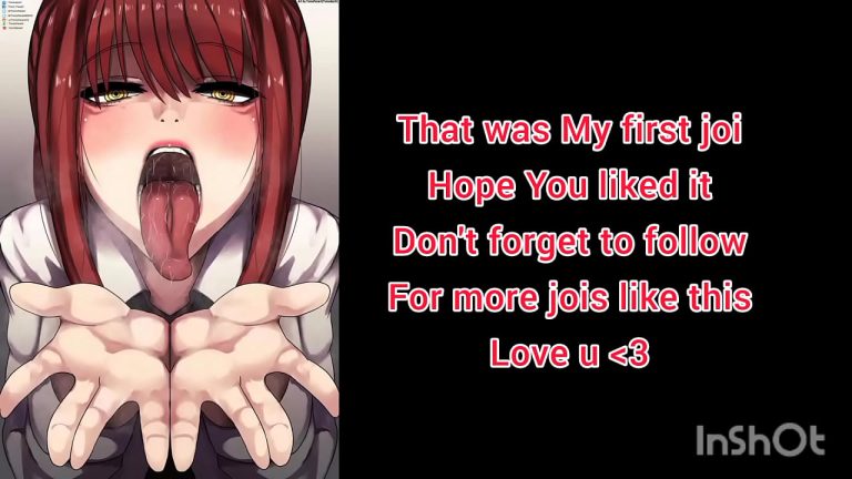 JOI Tu Polla Domina Makima Chainsaw Man Instrucciones Para